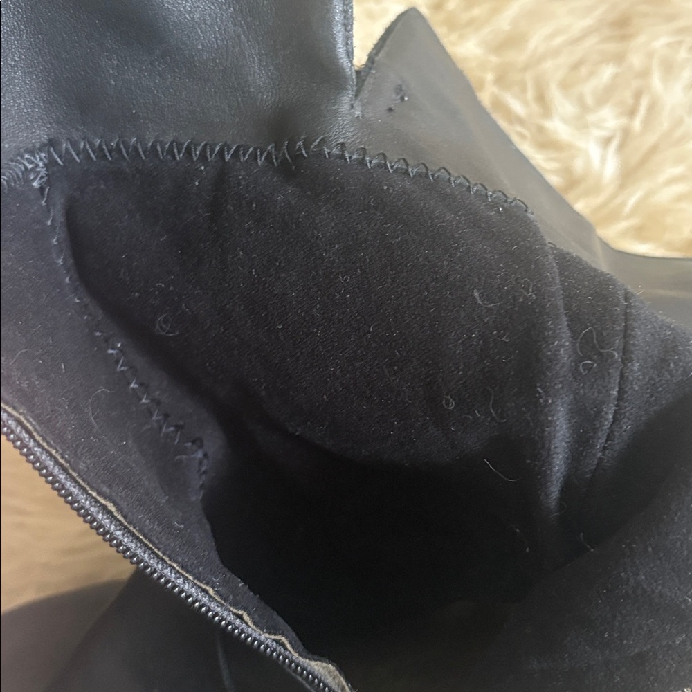 Martino Black Leather Boots 6 View 6